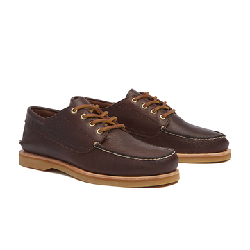CRAFTED BOAT SHOE BROWN GRAIN
