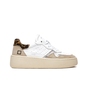 STEP CALF BIANCO - LEOPARDO