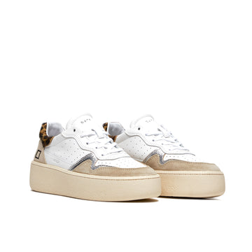 STEP CALF BIANCO - LEOPARDO