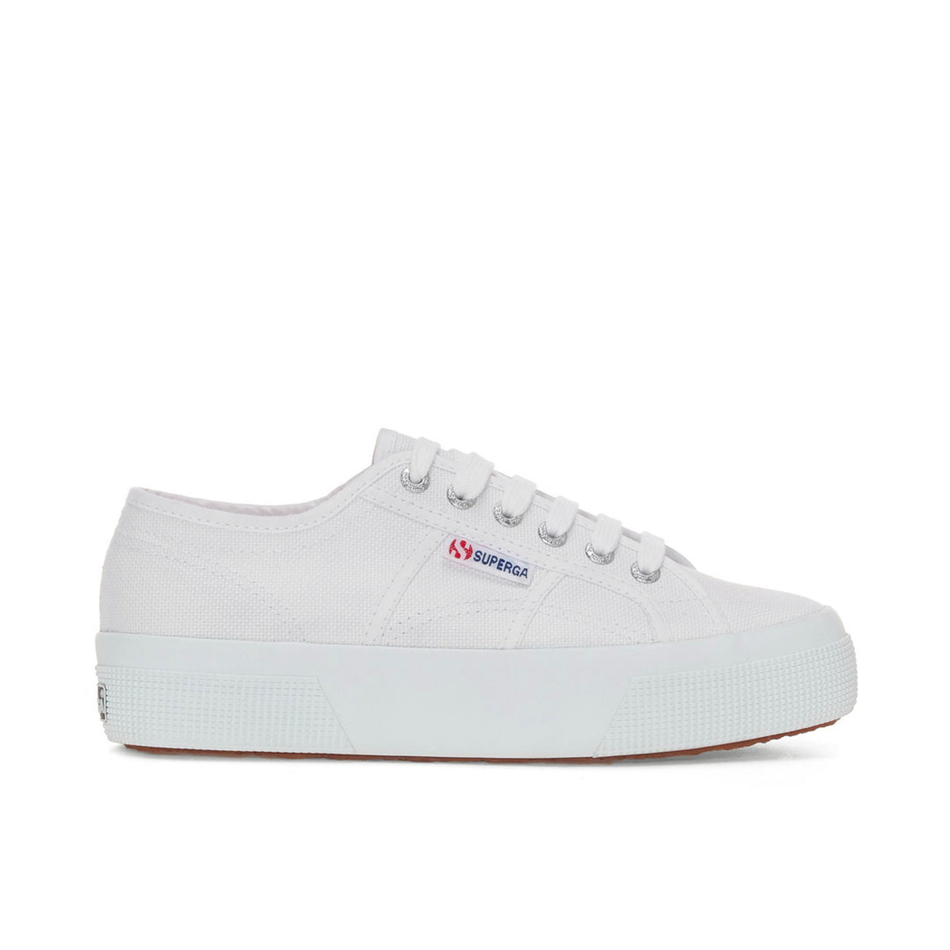 Sneakers in tela con platform leggera SUPERGA X TEMY 2740 PLATFORM BIANCO