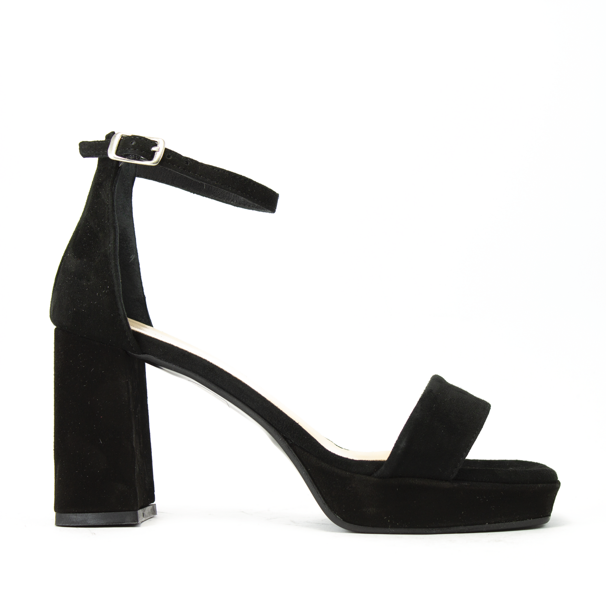 Sandalo nero 2025 con tacco largo