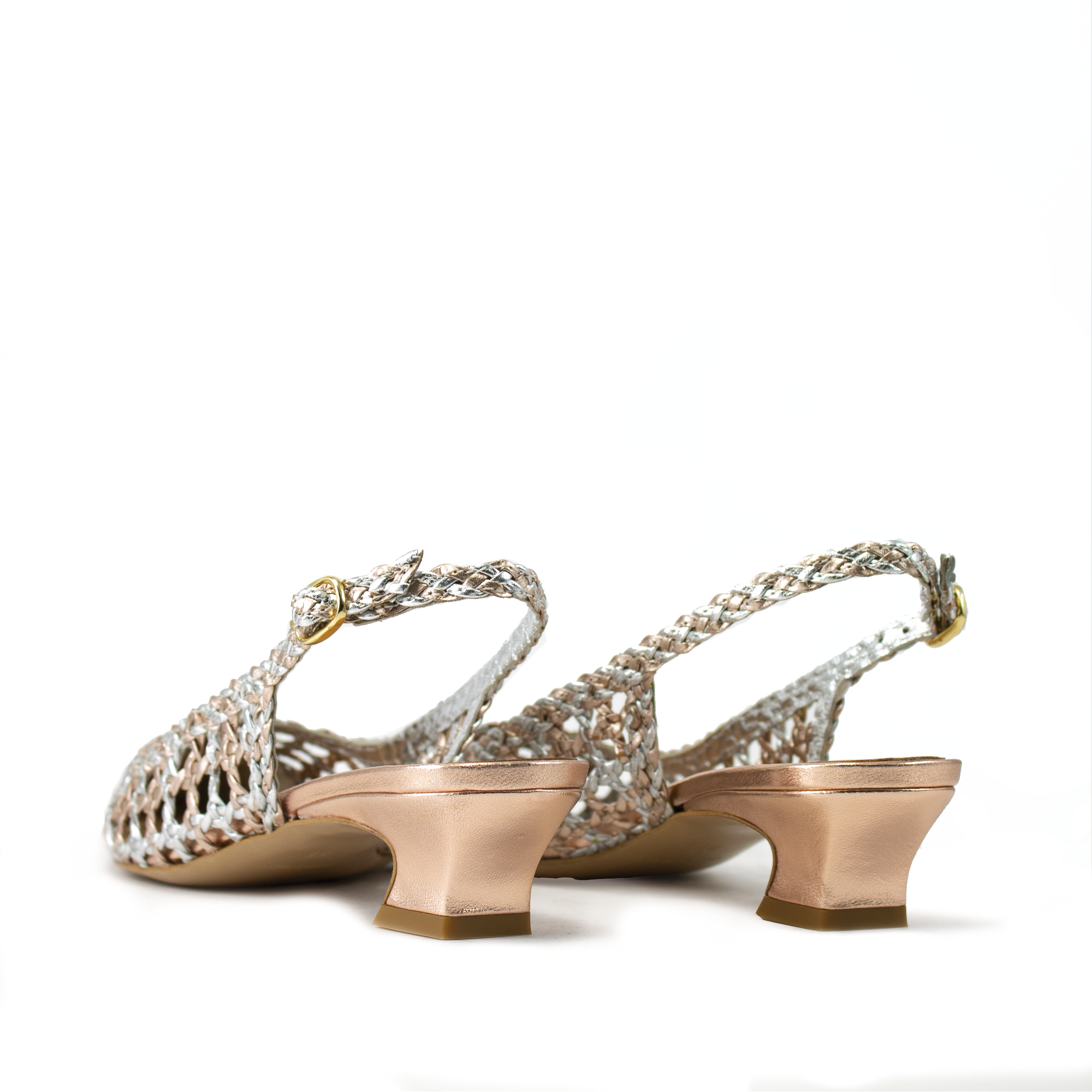 PAVOI Orecchini A Cerchio Intrecciato – Argento Sterling 925 Placcato Oro 14K, Oro Rosa/Bianco/Giallo, Ipoallergenici